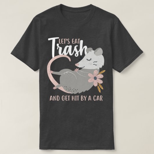 ごみ食べ箱へ Tシャツ (デザイン正面)