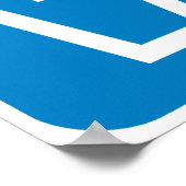 ごみ/ごみ/ごみハイウェイの標識 ポスター (角)