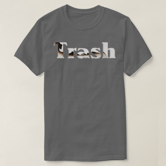 ごみ Tシャツ (デザイン正面)