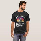 ごめんおもしろいは遅い牛のハイランドを見た Tシャツ (正面フル)