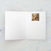 ごめんおもしろいチワワドッグ カード (内部)