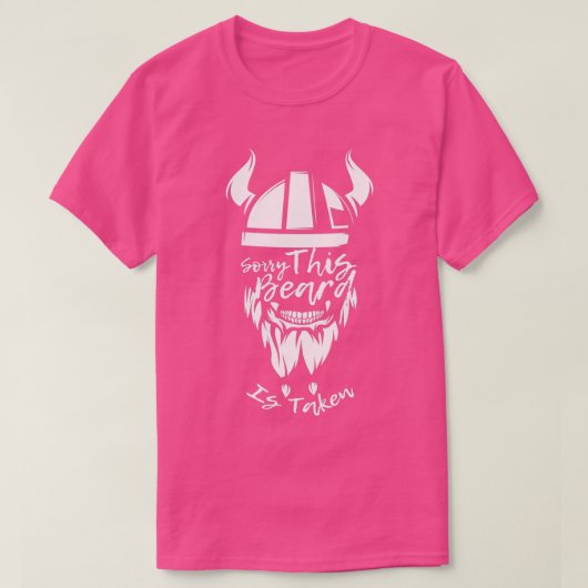 ごめんこの髭はおもしろいスカル Tシャツ (デザイン正面)