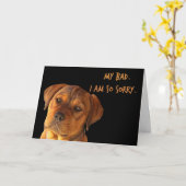 ごめんごめんかわいい子私の悪いカード カード (黄色い花)