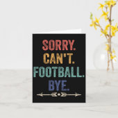ごめんできないサッカーバイおもしろいことわざ カード (黄色い花)