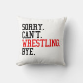 ごめんできないレスリングバイレスラー クッション (正面)