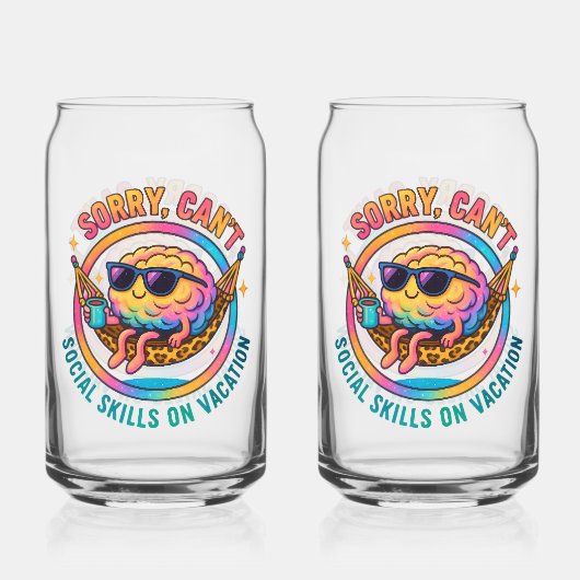 ごめんできない.... ガラス缶 (正面)