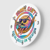 ごめんできない.... ラージ壁時計 (傾斜)