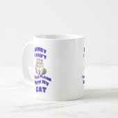 ごめんなさい、私はマグのデザインを持って行く予定がないの コーヒーマグカップ (正面左)