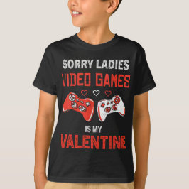 ごめんなレディースゲームがバレンタイン Tシャツ