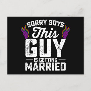 ごめんねこの男は結婚ゲイ ポストカード