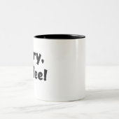 ごめんねコーヒー！ ツートーンマグカップ (中央)