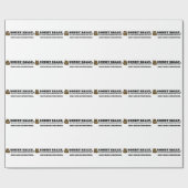 ごめんねサリー、グラウンドホッグの日じゃなくて、私は呪った ラッピングペーパー (フラット)