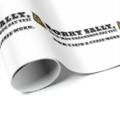 ごめんねサリー、グラウンドホッグの日じゃなくて、私は呪った ラッピングペーパー (ロールコーナー)