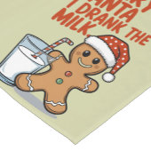 ごめんねサンタ私がミルクベビークリスマス服を飲んだ ショートテーブルランナー (コーナー)