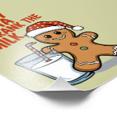 ごめんねサンタ私がミルクベビークリスマス服を飲んだ フォトプリント            (角)