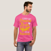 ごめんねヒョウ食べゲコ宿題トカゲ Tシャツ (正面フル)