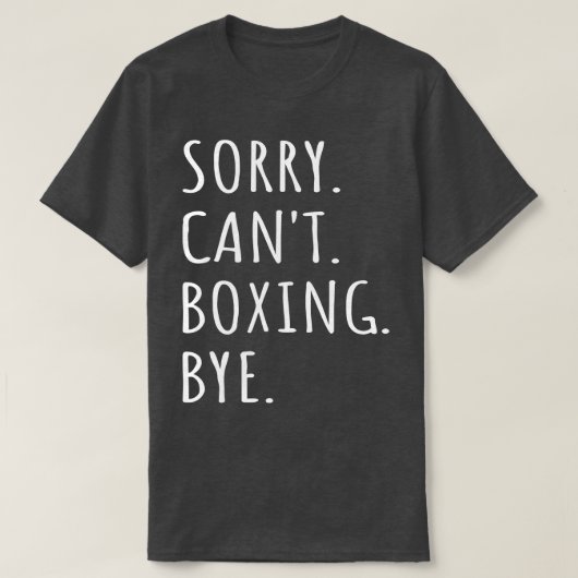 ごめんねボクシングバイI Tシャツ (デザイン正面)