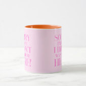 ごめんねマグ来たくなかったから マグカップ (中央)