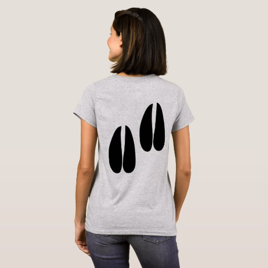 ごめんねヤギたちだけが私の周りを歩ける Tシャツ (裏面フル)