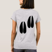 ごめんねヤギたちだけが私の周りを歩ける Tシャツ (裏面)