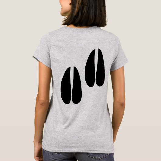 ごめんねヤギたちだけが私の周りを歩ける Tシャツ (裏面)