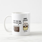 ごめんねラテ コーヒーマグカップ (左)