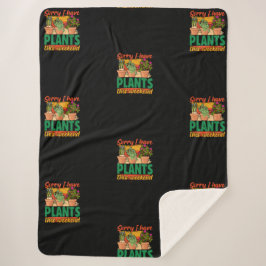 ごめんね今週末シェルパ毛布の植物 シェルパブランケット