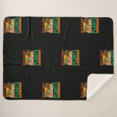 ごめんね今週末シェルパ毛布の植物 シェルパブランケット (正面(横))