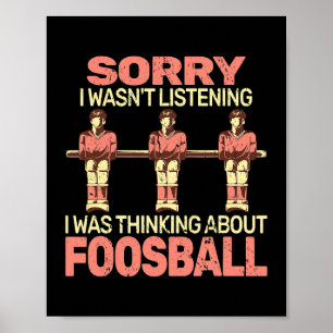 ごめんね卓球選手のfoosball boy f ポスター