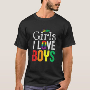 ごめんね女子たち、私は男子が好きなの LGBTプライド ゲイギフト Tシャツ