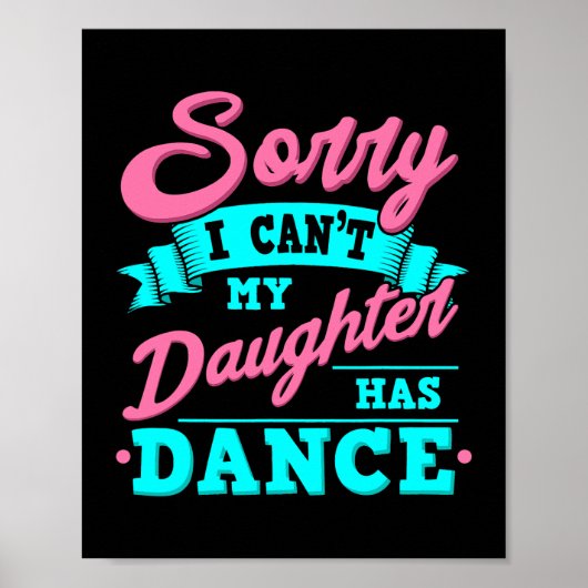 ごめんね娘がダンス踊りDを持っておもしろいいない ポスター (正面)