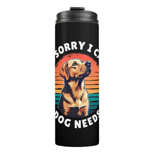 ごめんね犬が必要なの タンブラー (正面)