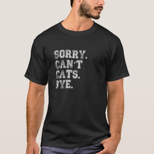 ごめんね猫ちゃんバイバイ Tシャツ (正面)