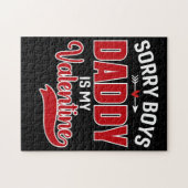 ごめんね男の子パパがバレンタイン ジグソーパズル (横)