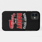 ごめんね男の子パパがバレンタイン Case-Mate iPhoneケース (裏面(横))