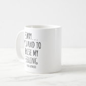 ごめんね私の兄弟姉妹 コーヒーマグカップ (正面左)