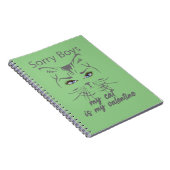 ごめんね私の猫はバレンタイン ノートブック (右側)