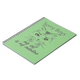 ごめんね私の猫はバレンタイン ノートブック