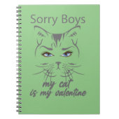 ごめんね私の猫はバレンタイン ノートブック (正面)