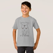ごめんね私の猫はバレンタイン Tシャツ (正面フル)