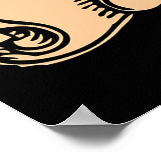 ごめんね私は聞系図学の事考えるじゃない ポスター (角)