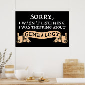 ごめんね私は聞系図学の事考えるじゃない ポスター (キッチン)