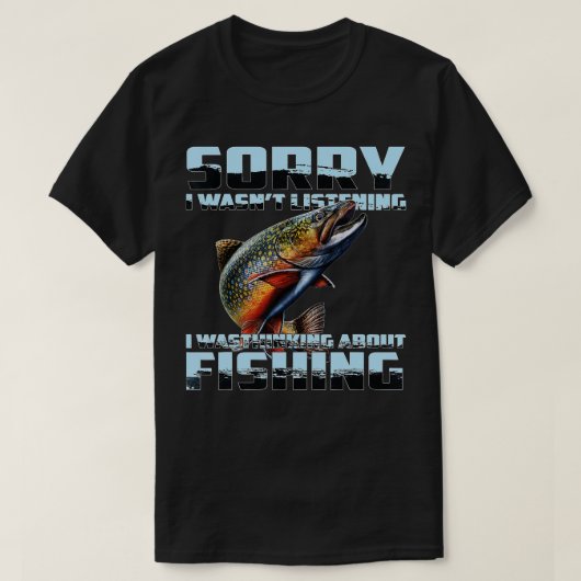 ごめんね私聞はフィシ考えるーのことを Tシャツ (デザイン正面)