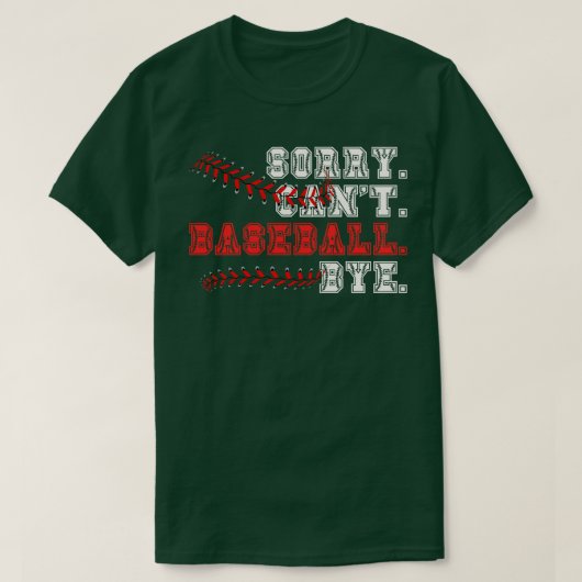 ごめんね野球バイバイ11 Tシャツ (デザイン正面)