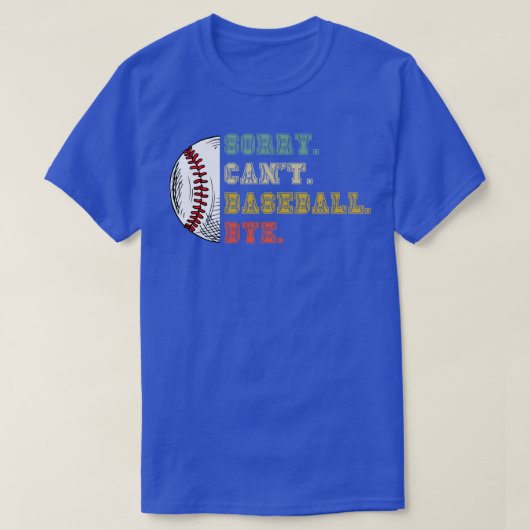 ごめんね野球バイバイ35 Tシャツ (デザイン正面)