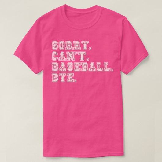 ごめんね野球バイ9 Tシャツ (デザイン正面)
