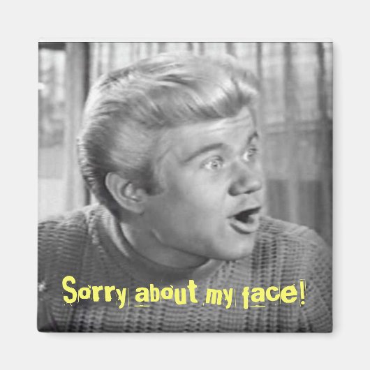 ごめんね顔! マグネット (正面)