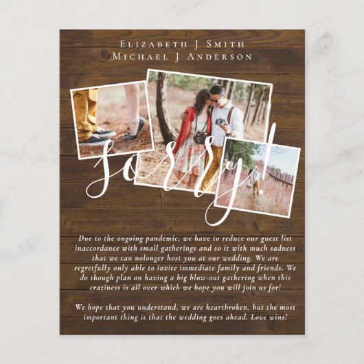 ごめんね！あなたは後悔に招か結婚れない (正面)