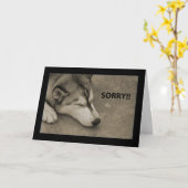 ごめんね！ カード (黄色い花)