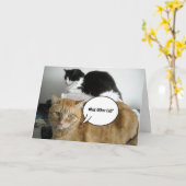 ごめんね カード (黄色い花)